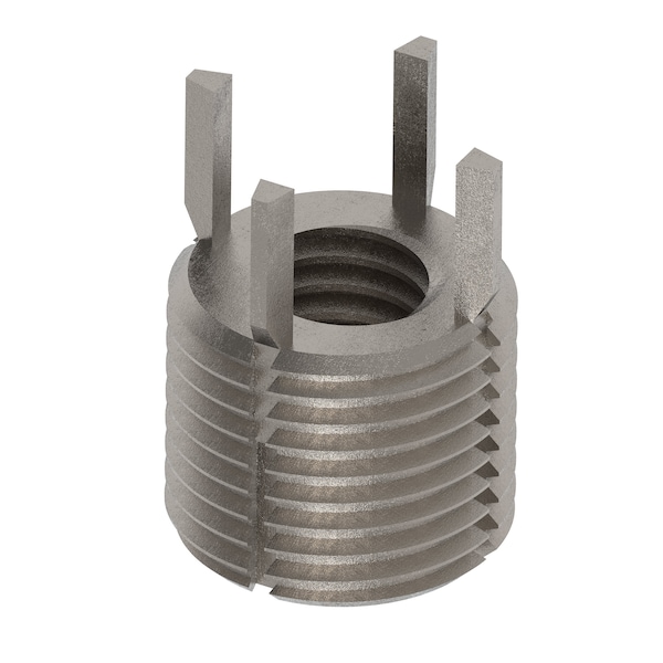 Key Locking Thread Insert, Extra Heavy Wall, 4 Keys, 1/2"-13 Int Thd Sz, 13/16"-16 Ext Thd Sz, 10 PK