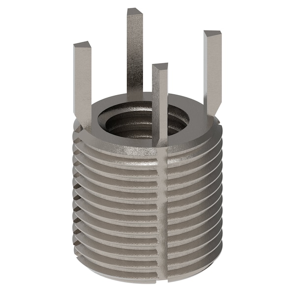 Key Locking Thread Insert, Heavy Wall, 4 Keys, M12-1.75 Int Thrd Sz, M18-1.50 Ext Thrd Sz, 10 PK