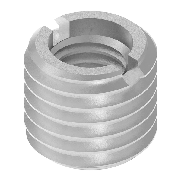 Standard Wall Self Locking Thread Insert, M12-1.75 Int Thrd Sz, 18-8 Stainless Steel