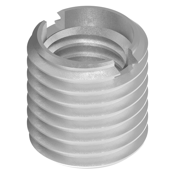 Standard Wall Self Locking Thread Insert, M12-1.75 Int Thrd Sz, Steel