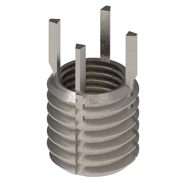 Key Locking Thread Insert, Thin Wall, 4 Keys, 7/16"-20 Int Thrd Sz, 9/16"-12 Ext Thrd Sz, 10 PK