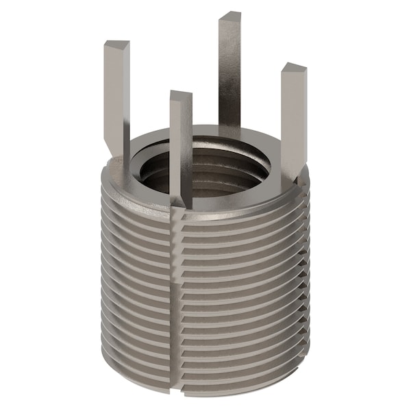 Key Locking Thread Insert, Heavy Wall, 4 Keys, 1"-8 Int Thrd Sz, 1 3/8"-12 Ext Thrd Sz, 10 PK