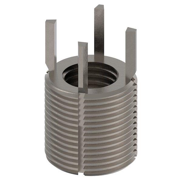 Key Locking Thread Insert, Heavy Wall, 4 Keys, M20-2.50 Int Thrd Sz, M30-2.00 Ext Thrd Sz, 10 PK