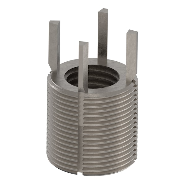 Key Locking Thread Insert, Extra Heavy Wall, 4 Keys, 1"-8 Int Thrd Sz, 1 1/2"-12 Ext Thrd Sz, 10 PK