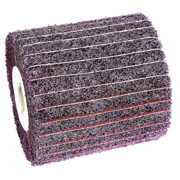 Fleece Wheel Mixed Grits 60/100 4" X 4