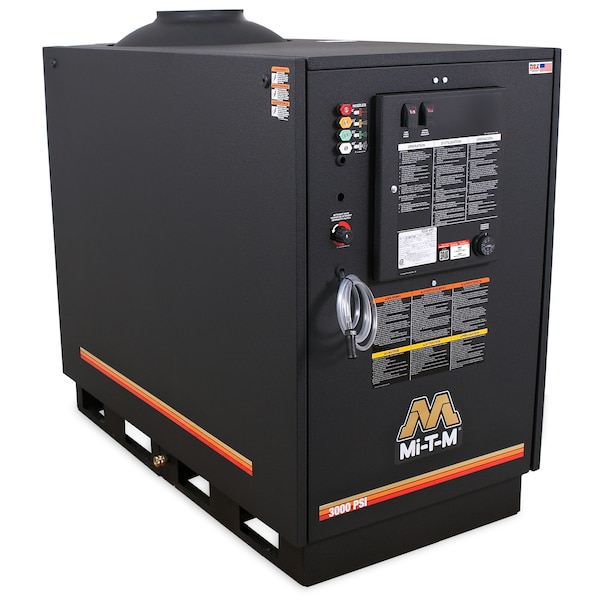 Medium Duty 3000 psi 3.9 gpm Hot Water Gas Pressure Washer