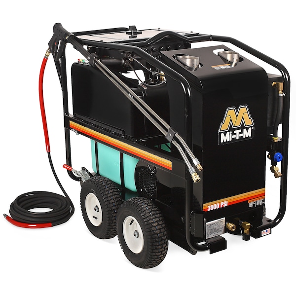 Medium Duty 3000 psi 3.5 gpm Hot Water Electric Pressure Washer