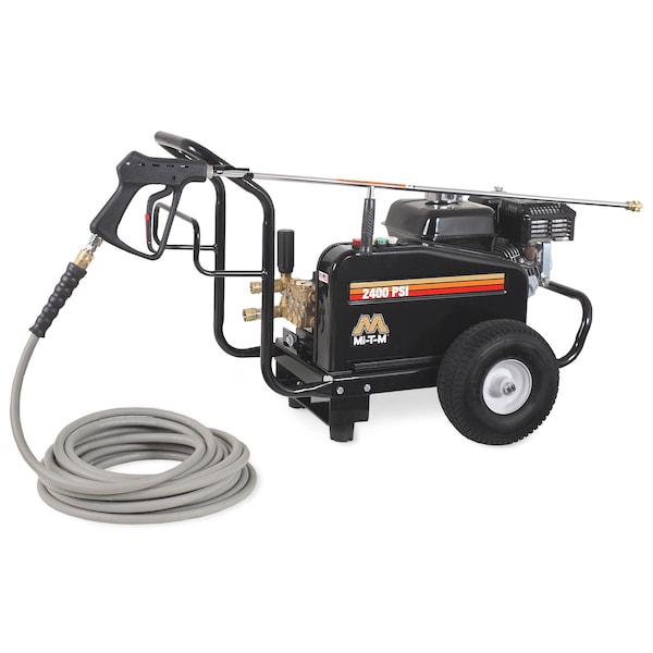 Medium Duty 2400 psi 2.8 gpm Cold Water Gas Pressure Washer