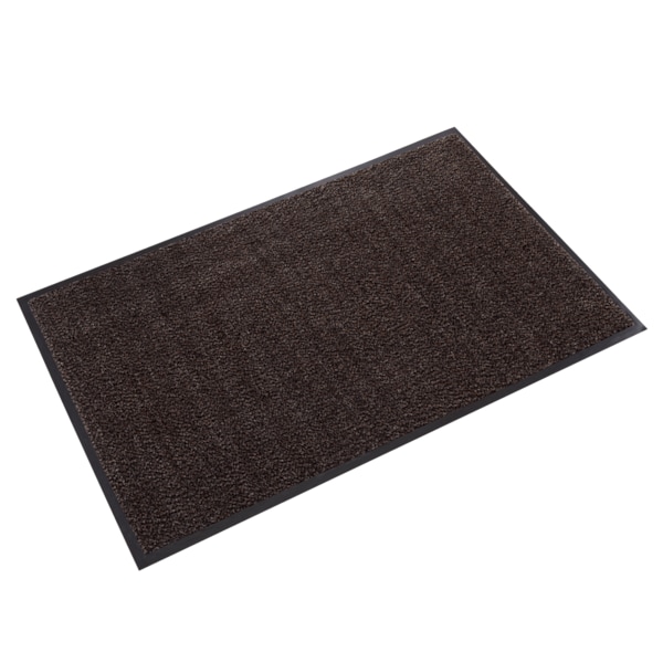 Carpeted Entrance Mat, Walnut, 4 ft W x 10 ft L