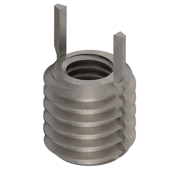 Key Locking Thread Insert, Thin Wall, Keys, M5-0.80 Int Thrd Sz, M8-1.25 Ext Thrd Sz, 10 PK