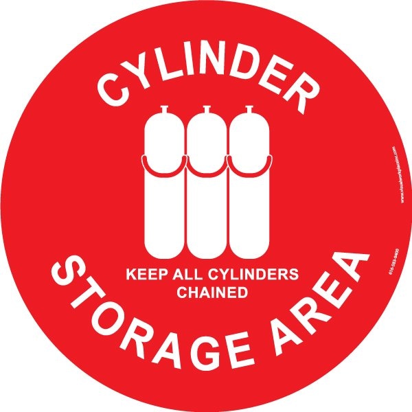 Floor Sign, High Bond, 12", Round, 60-1609-RO12-F637