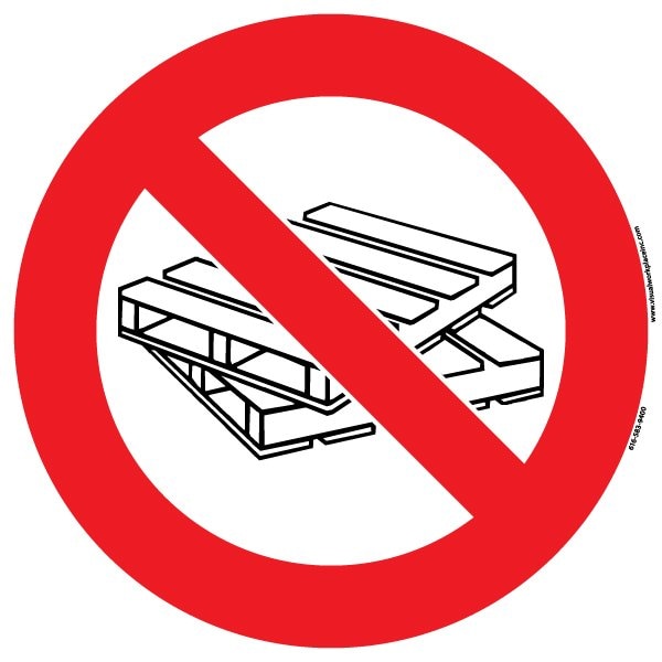 Floor Sign, High Bond, 12", Round, No Skids