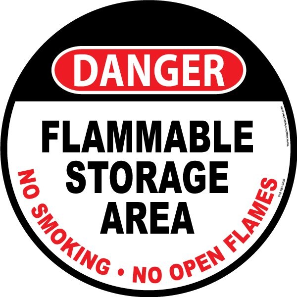 Floor Sign, High Bond, 17", Round, 60-1609-RO17-D529