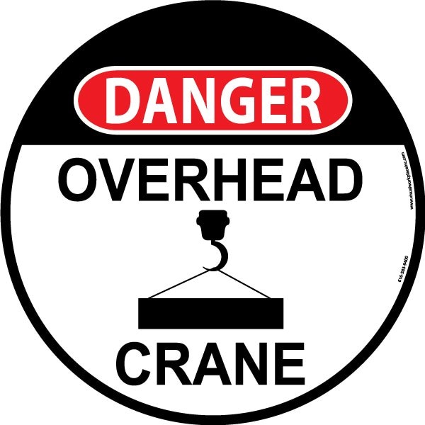 Floor Sign, High Bond, 12", Round, 60-1609-RO12-D530