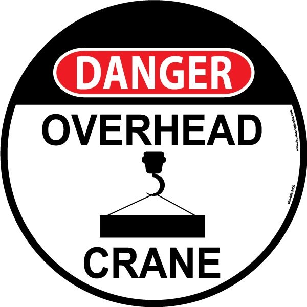 Floor Sign, High Bond, 17", Round, 60-1609-RO17-D530