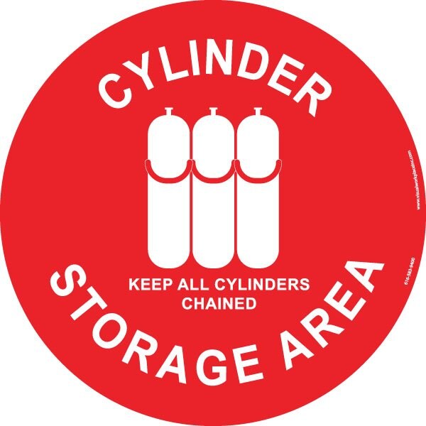 Floor Sign, High Bond, 17", Round, 60-1609-RO17-F637
