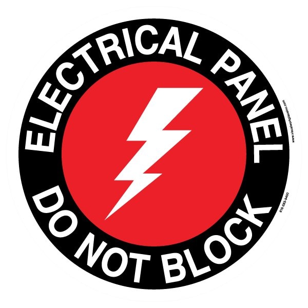 Floor Sign, High Bond, 17", Round, 60-1609-RO17-F700