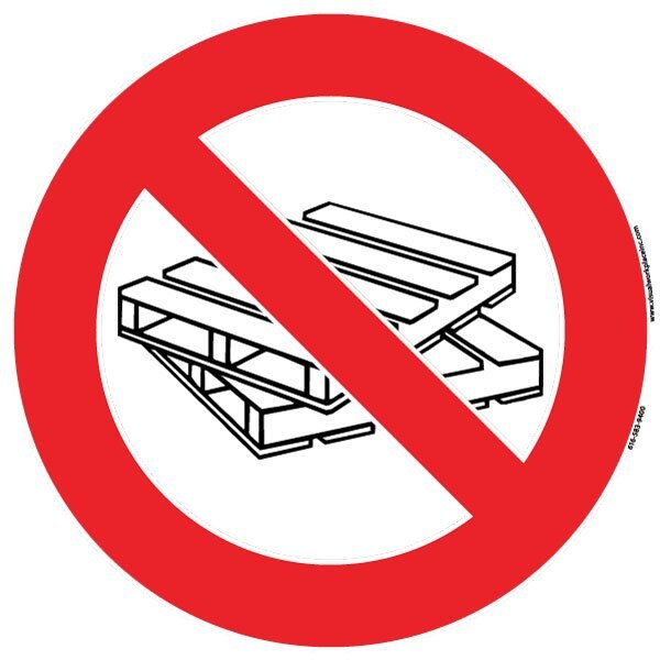 Floor Sign, High Bond, 17", Round, No Skids