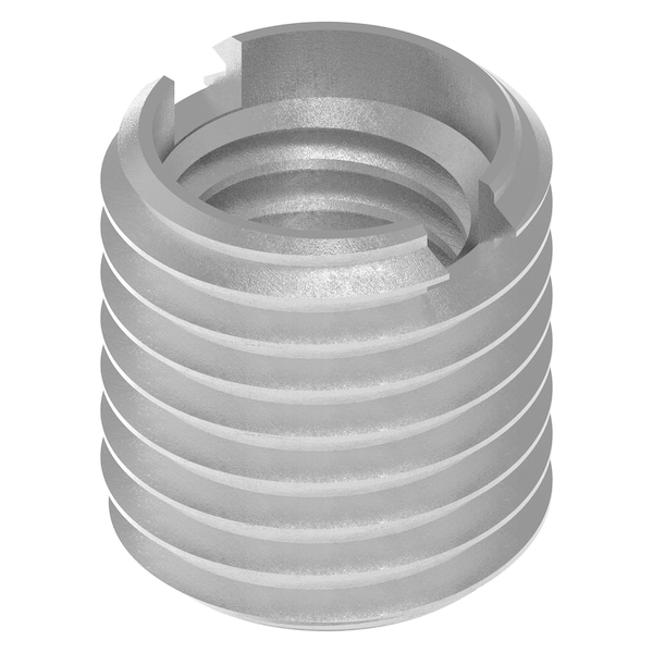 Standard Wall Self Locking Thread Insert, M12-1.75 Int Thrd Sz, 18-8 Stainless Steel