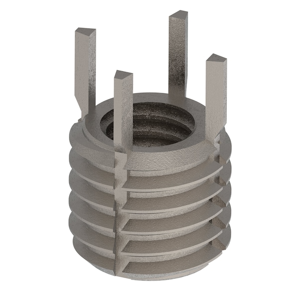 Key Locking Thread Insert, Heavy Wall, 4 Keys, 3/8"-16 Int Thrd Sz, 9/16"-12 Ext Thrd Sz, 10 PK