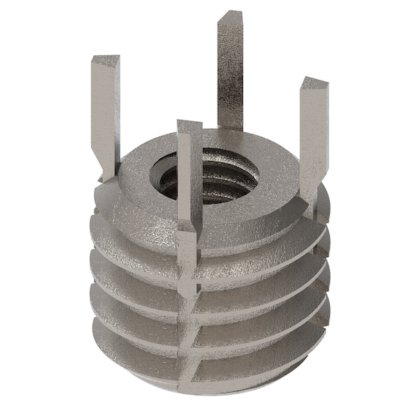 Key Locking Thread Insert, Heavy Wall, 4 Keys, No. 10-32 Int Thrd Sz, 3/8"-16 Ext Thrd Sz, 10 PK