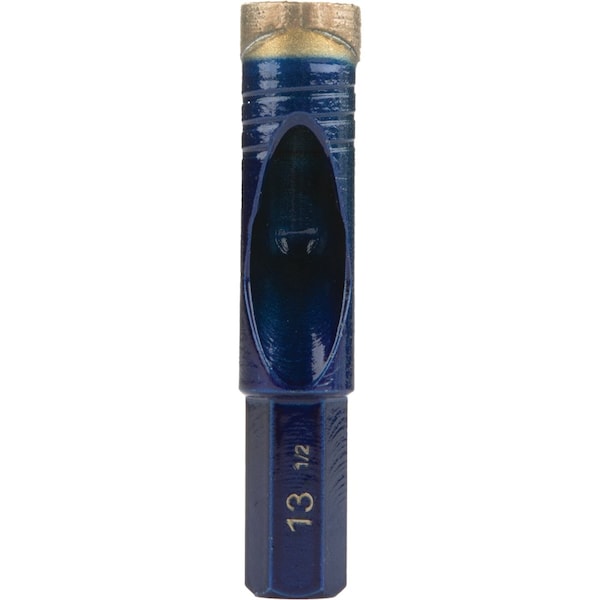 Diamond Drill Bit, Hex Shank 1/2
