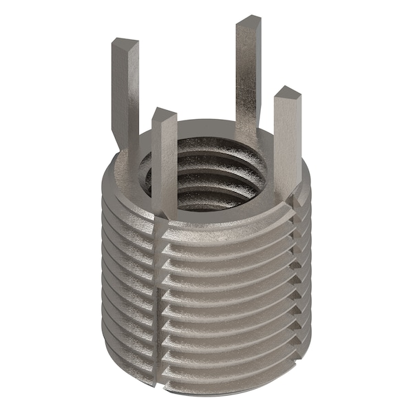 Key Locking Thread Insert, Heavy Wall, 4 Keys, 9/16"-12 Int Thrd Sz, 13/16"-16 Ext Thrd Sz, 10 PK