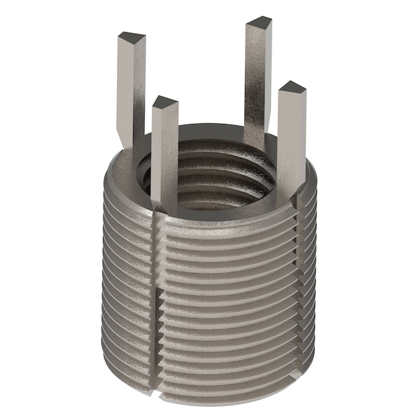 Key Locking Thread Insert, Heavy Wall, 4 Keys, 1"-12 Int Thrd Sz, 1 3/8"-12 Ext Thrd Sz, 10 PK