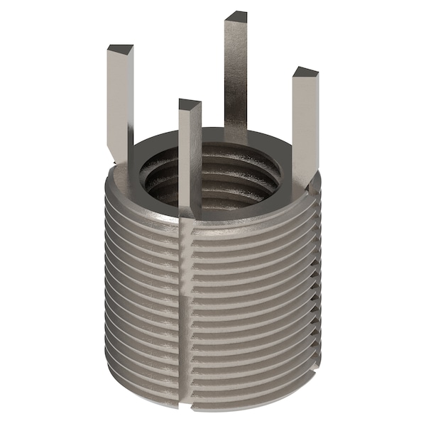 Key Locking Thread Insert, Heavy Wall, 4 Keys, M24-3.00 Int Thrd Sz, M33-2.00 Ext Thrd Sz, 10 PK