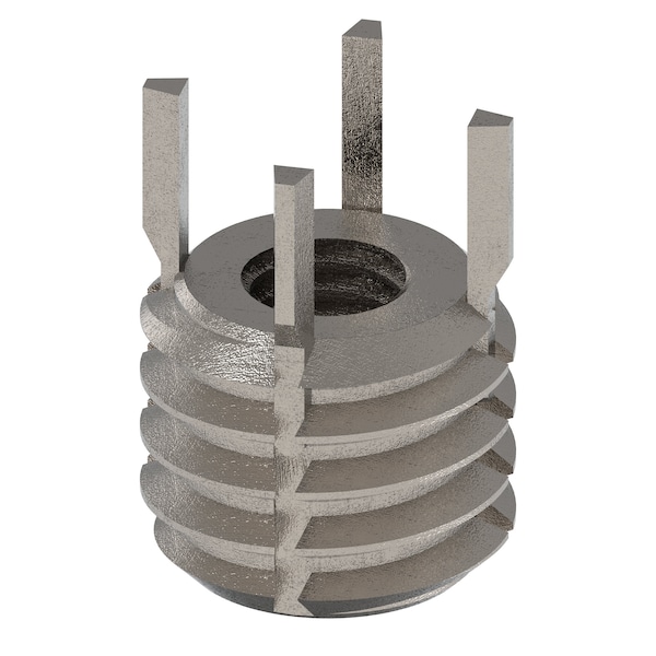 Key Locking Thread Insert, Heavy Wall, 4 Keys, No. 10-32 Int Thrd Sz, 3/8"-16 Ext Thrd Sz, 10 PK