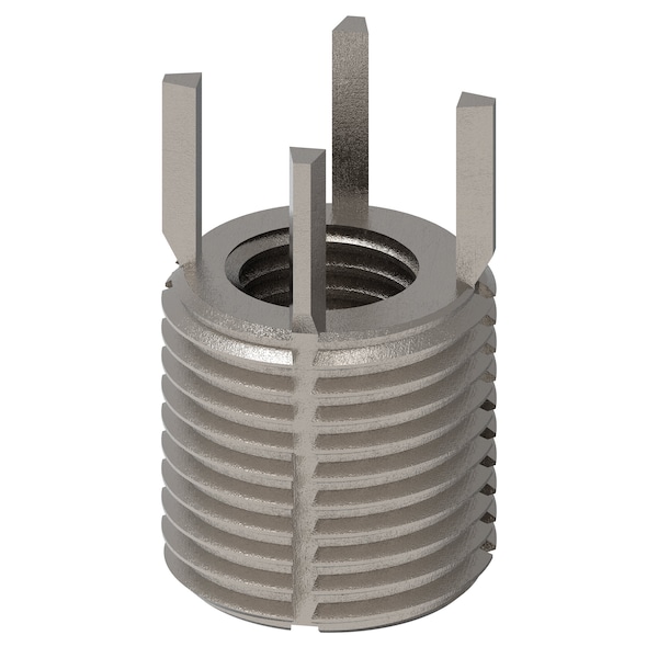 Key Locking Thread Insert, Heavy Wall, 4 Keys, M10-1.25 Int Thrd Sz, M16-1.50 Ext Thrd Sz, 10 PK