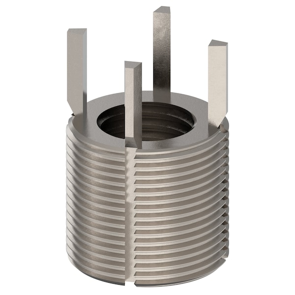 Key Locking Thread Insert, Extra Heavy Wall, 4 Keys, 1"-12 Int Thrd Sz, 1 1/2"-12 Ext Thrd Sz, 10 PK
