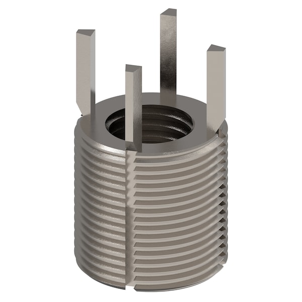 Key Locking Thread Insert, Extra Heavy Wall, 4 Keys, 7/8"-9 Int Thrd Sz, 1 3/8"-12 Ext Thd Sz, 10 PK