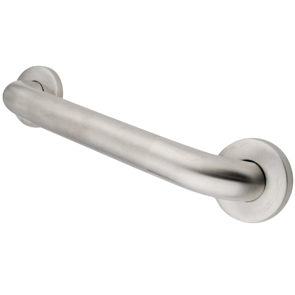 Traditional GB1236CT 36" Stainless Steel Grab Bar, 39" L, 18 ga. Stainless Steel, Brushed Nickel