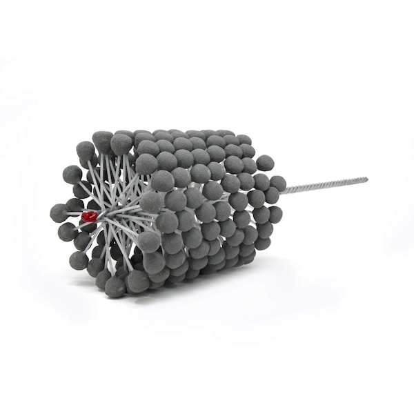 GBD712180Z25 FLEX-HONE, 7.500" (191mm) bore, 17.5" OAL, 180 Grit, Zirconia Alumina No 1525 (Z25)