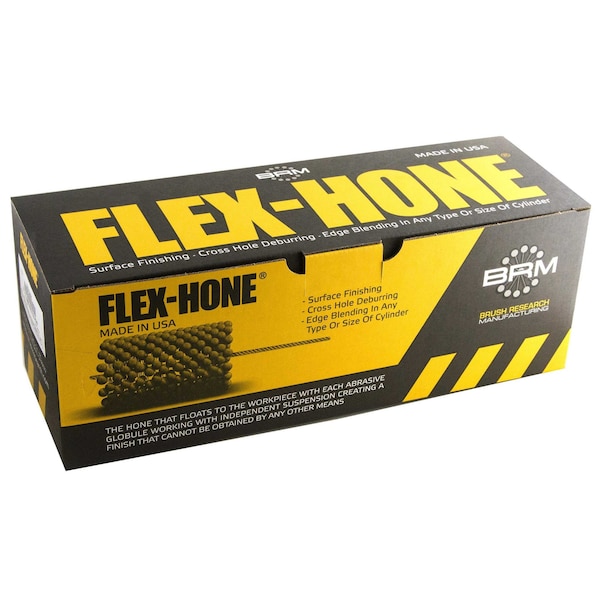 GBD400120AO FLEX-HONE, 4.000" (102mm) bore, 13.5" OAL, 120 Grit, Aluminum Oxide (AO)