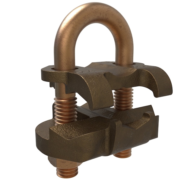 Permaground Copper U-Bolt Ground Clamp