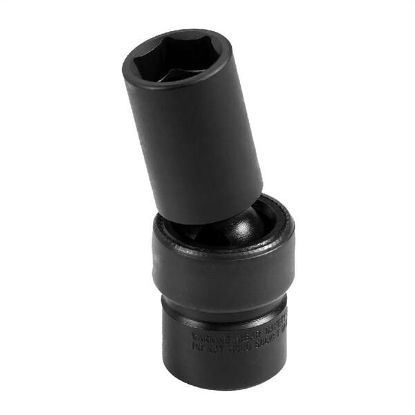 3/8" Drive, 12mm Metric Socket, 6 Points, Sockt, Semi Deep, Univ, 6 pt, 3/8"Drive, 12mm