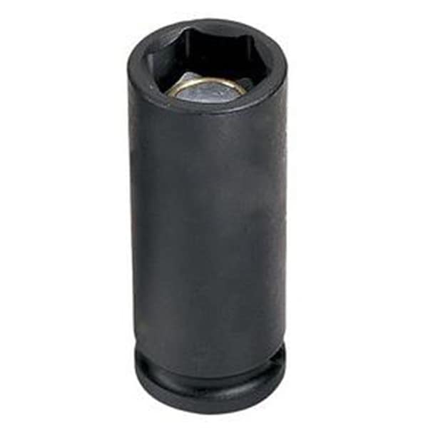 3/8" Drive, 18mm Size, Metric Socket, 6 Points, 18mm, 3/8"D, Impact, 6pt., D, Blk