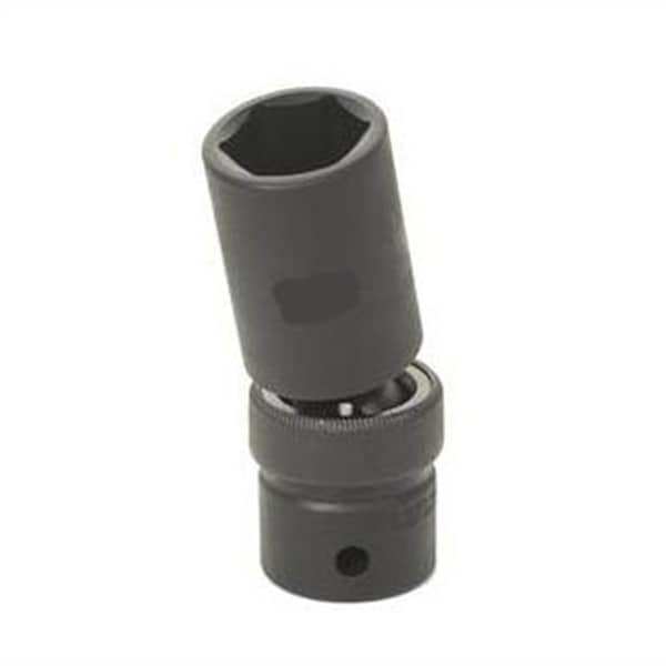 1/2" Drive, 13mm Size, Metric Socket, 6 Points, 13mm, 1/2"D, Impact, 6pt., D