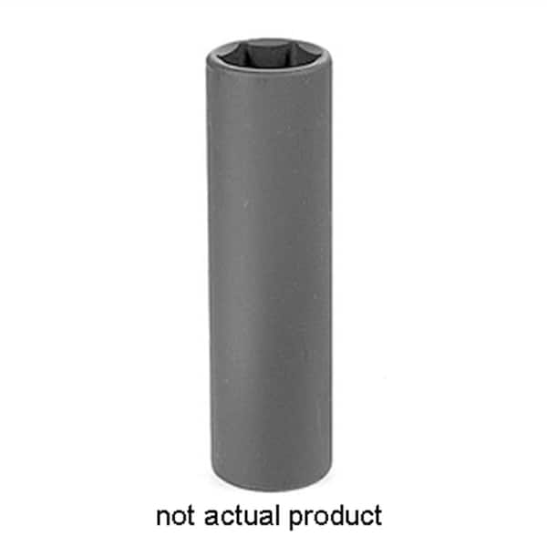 1/2" Drive, 14mm Size, Metric Socket, 6 Points, 14mm, 1/2"D, Impact, 6pt., D, Blk
