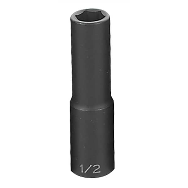 1/2" Drive, 1/2 Size, SAE Socket, 6 Points, 1/2", 1/2"D, 6pt. D