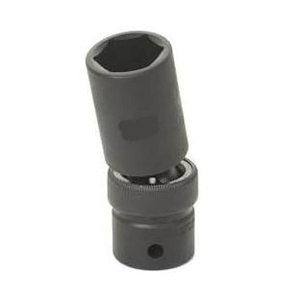1/2" Drive, 17mm Size, Metric Socket, 6 Points, 17mm, 1/2"D, Impact, 6pt., D