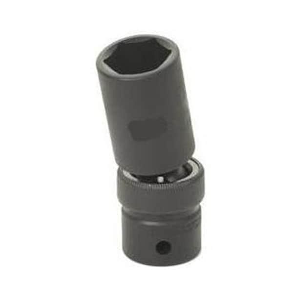 1/2" Drive, 18mm Size, Metric Socket, 6 Points, 18mm, 1/2"D, Impact, 6pt., D