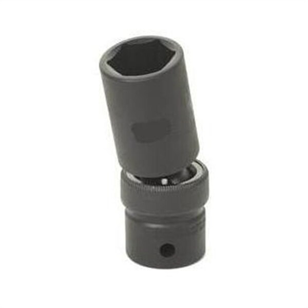 1/2" Drive, 24mm Size, Metric Socket, 6 Points, Deep, Universal, 1/2" Drive, 24mm