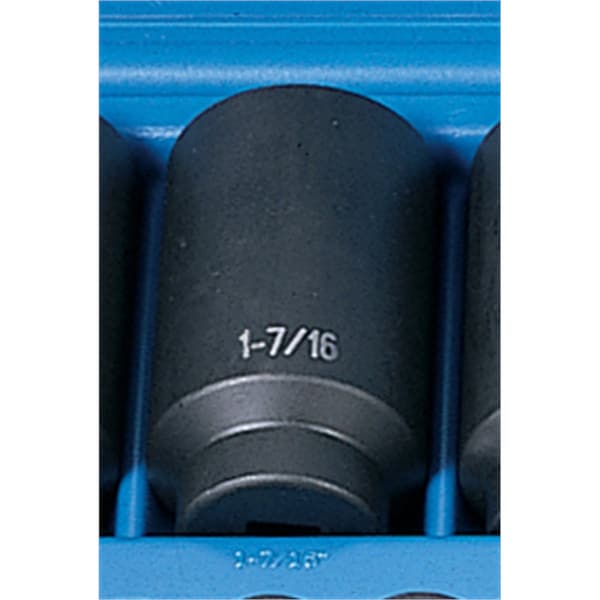 1/2" Drive, 1-7/16 Size, SAE Socket, 6 Points