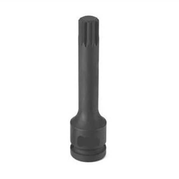 1/2" Drive x M12 Triple Square Driver 4" Length