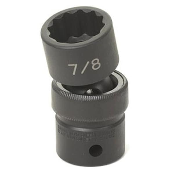 1/2" Drive, 5/8" Size, SAE Socket, 12 Points, 5/8", 1/2"D, Univ, 12pt. Lg