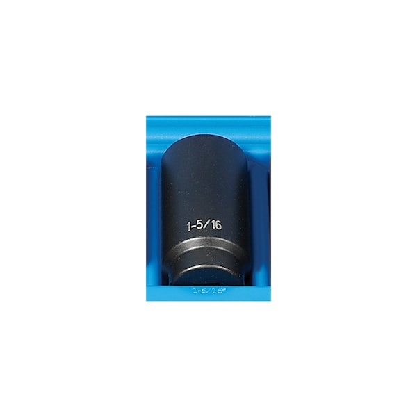 1/2" Drive, 1-5/16 Size, SAE Socket, 12 Points, 1-5/16", 1/2"D, 12pt. D
