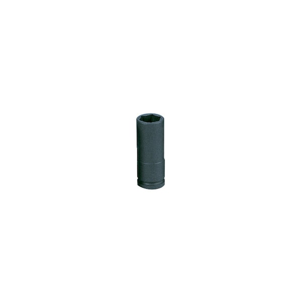 3/4" Drive, 1-1/8" Size, SAE Socket, 6 Points, 1-1/8"3/4D Impact, Hex Tw, Blk